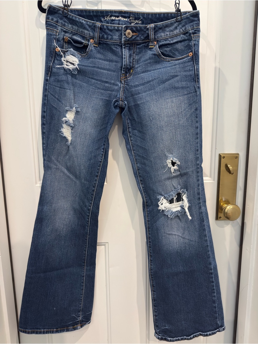 American Eagle Outfitters Distressed Blue Jeans